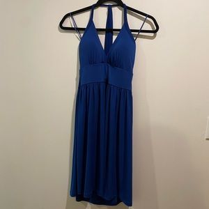 Blue Halter Dress